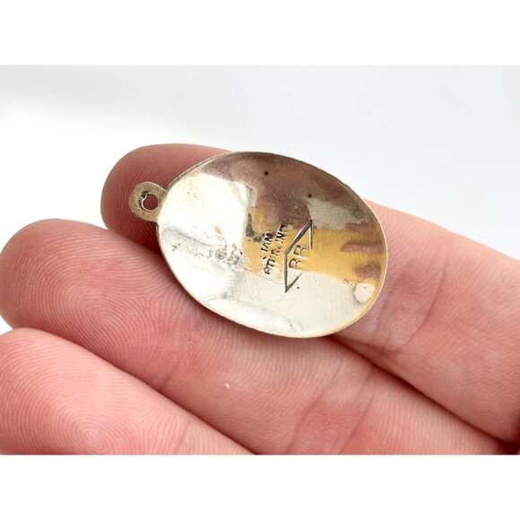 Dancing Angel Siam Sterling Silver 925 Vintage Thai Made Nielloware Brooch Pin - Picture 4 of 8